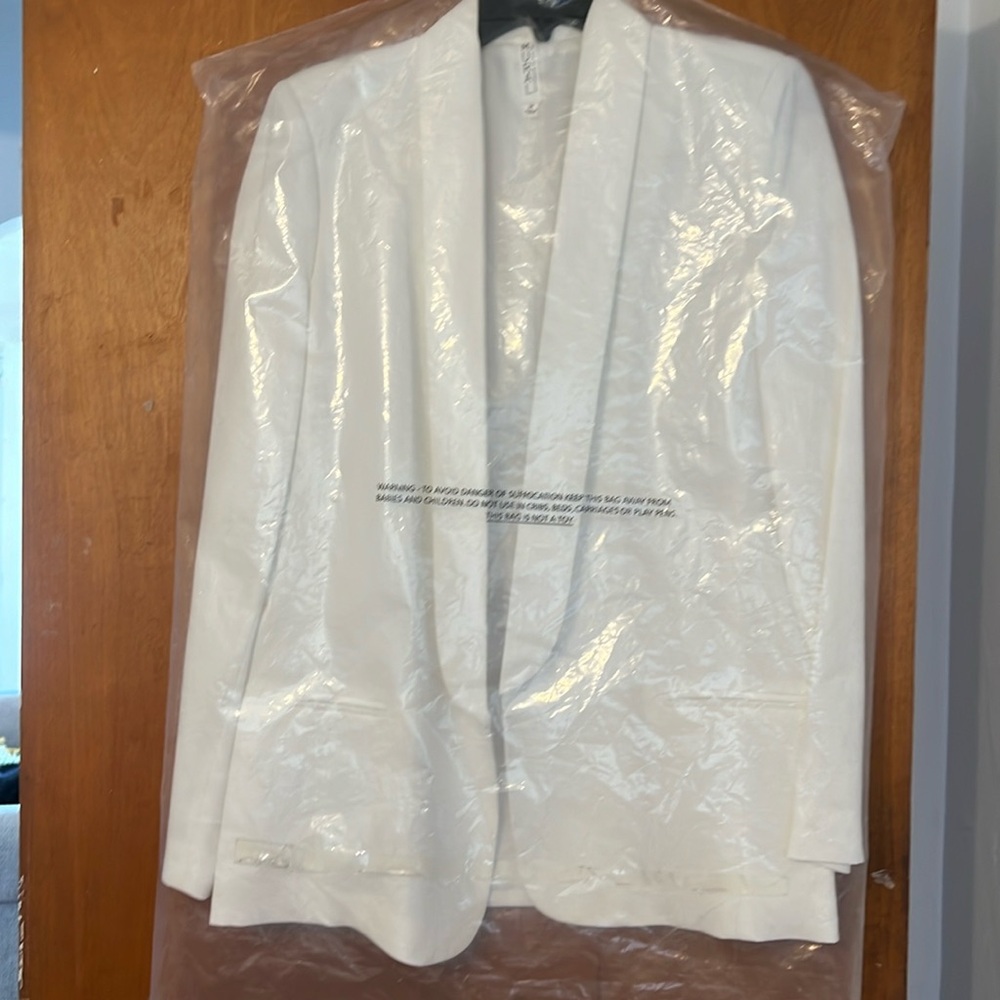 White blazer
